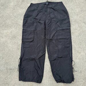 PrettyLittleThing Cargo Pants Womens Plus US 18 Wide Leg Parachute Hem